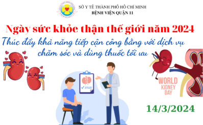 Ngày sức khỏe thận thế giới năm 2024: Thúc đẩy khả năng tiếp cận công bằng với dịch vụ chăm sóc và dùng thuốc tối ưu